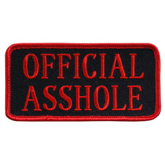 Hot Leathers PPL9442 Official Asshole 4" x 2" Patch