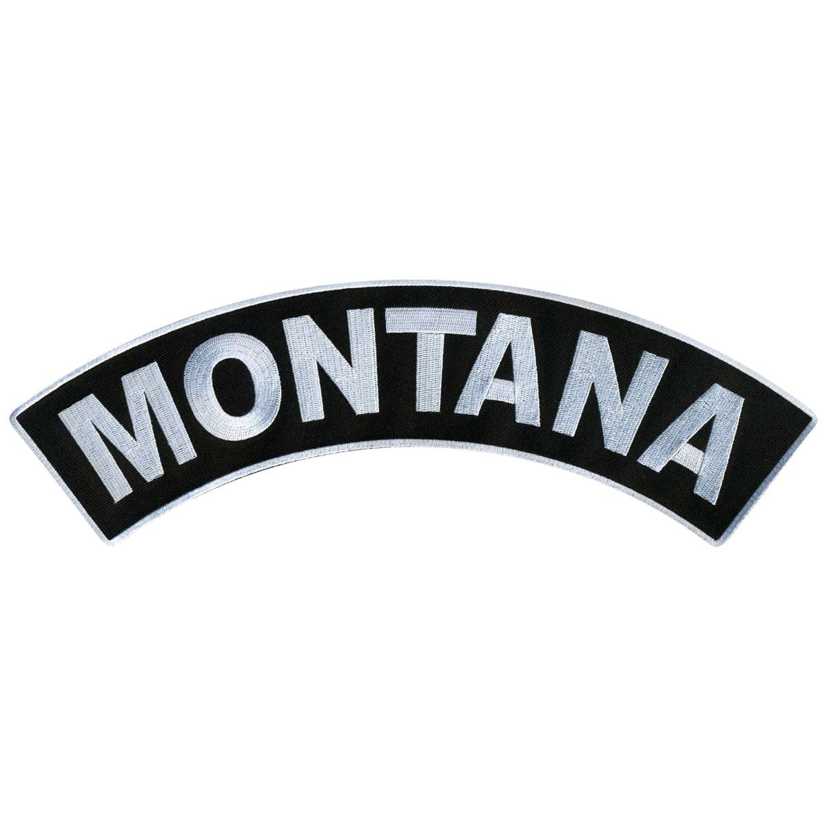 Hot Leathers Montana 12” X 3” Top Rocker Patch PPM4051