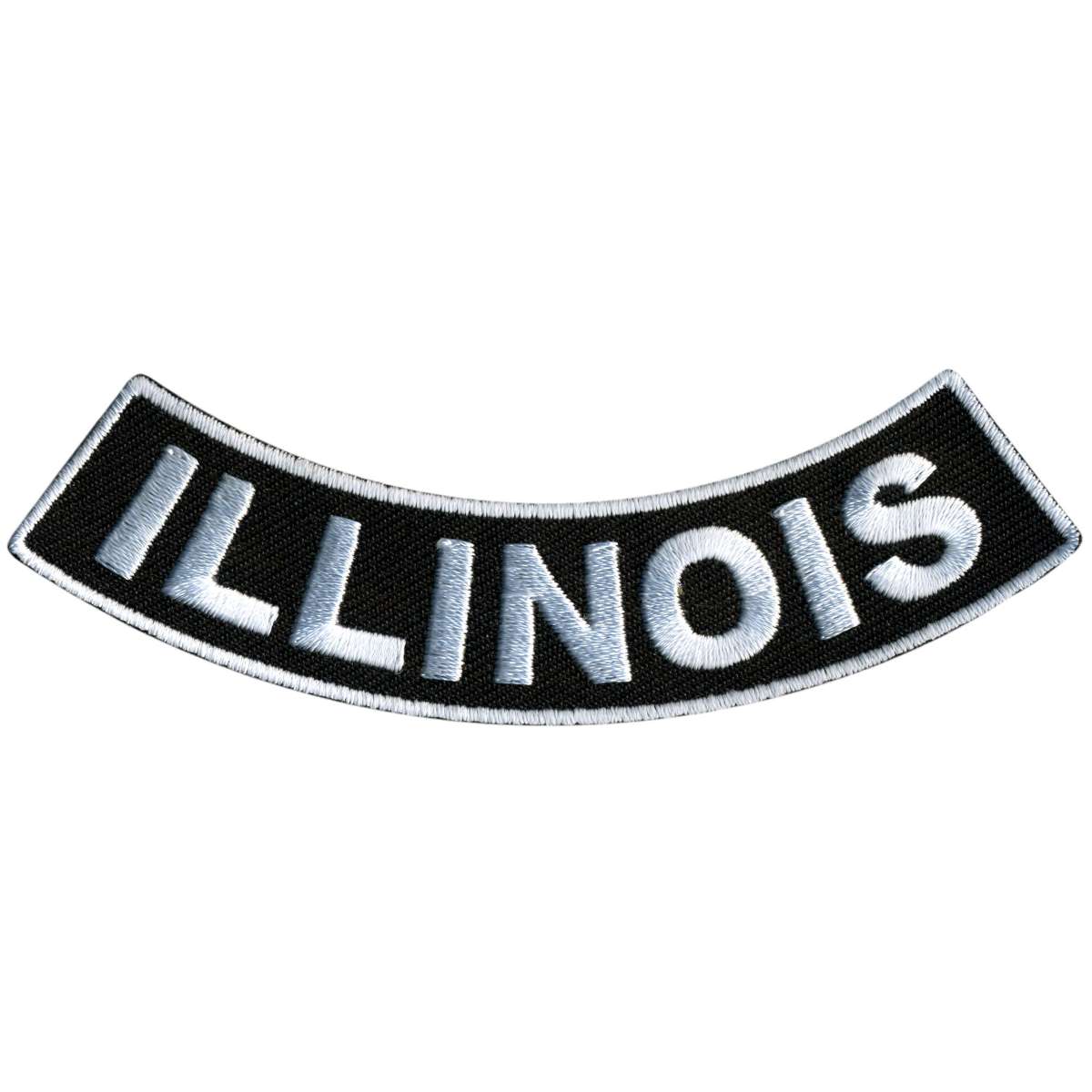 Hot Leathers Illinois 4” X 1” Bottom Rocker Patch PPM5026