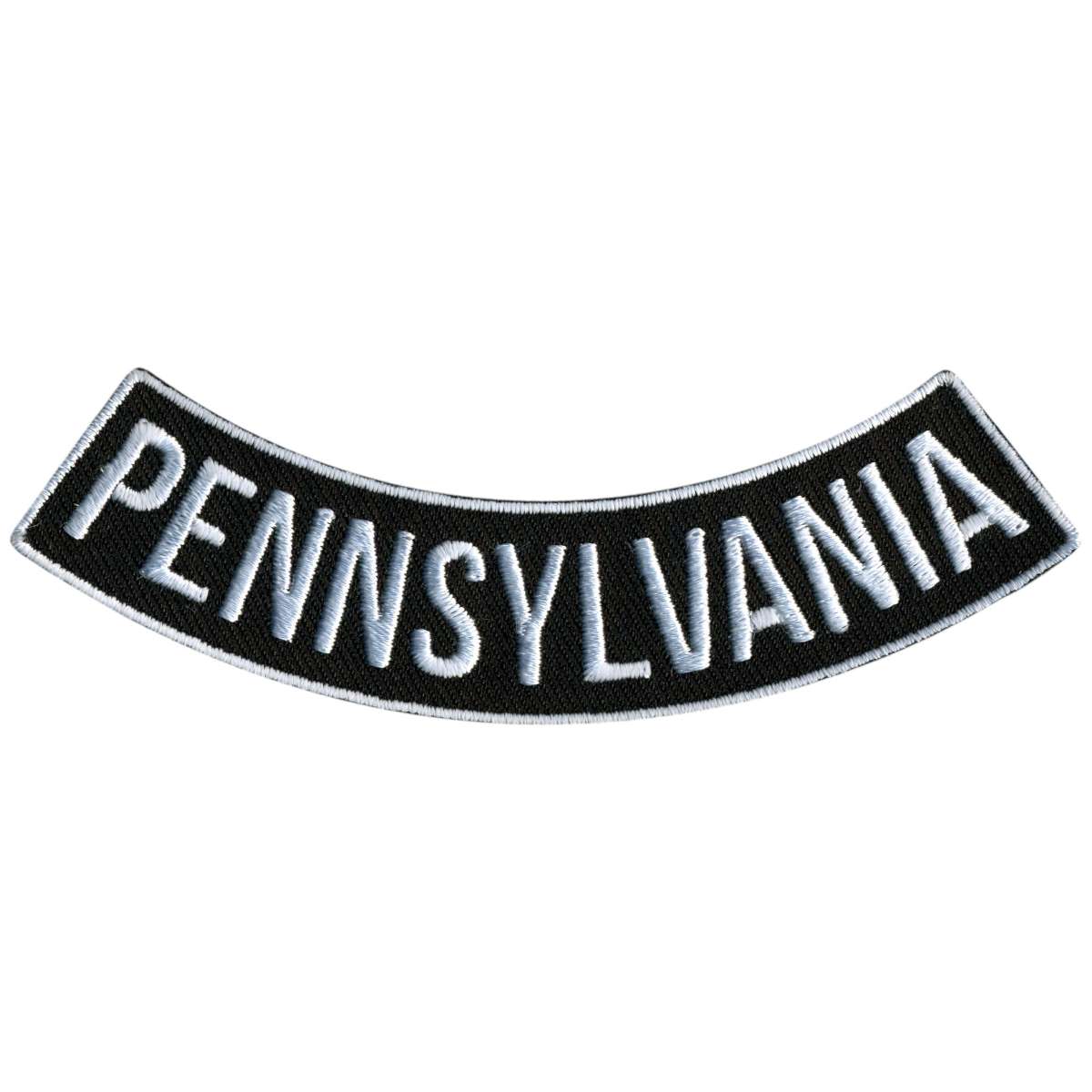 Hot Leathers Pennsylvania 4” X 1” Bottom Rocker Patch PPM5076