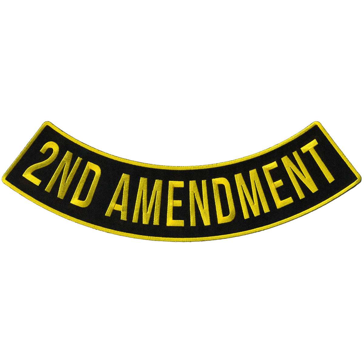 Hot Leathers 2nd Amendment 12” X 3” Bottom Rocker Patch PPM5101