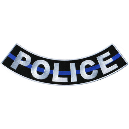 Hot Leathers Police 12” X 3” Bottom Rocker Patch PPM5147