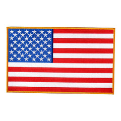 Hot Leathers American Flag Hook and Loop 3" x 2" Patch PPV1009