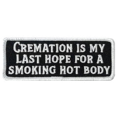 Hot Leathers Cremation 4 X 1.5" Embroidered Patch PPW1270