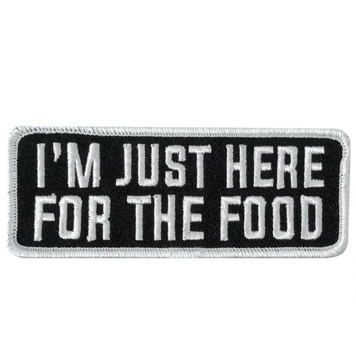 Hot Leathers For The Food 4 X 1.5" Embroidered Patch PPW1275