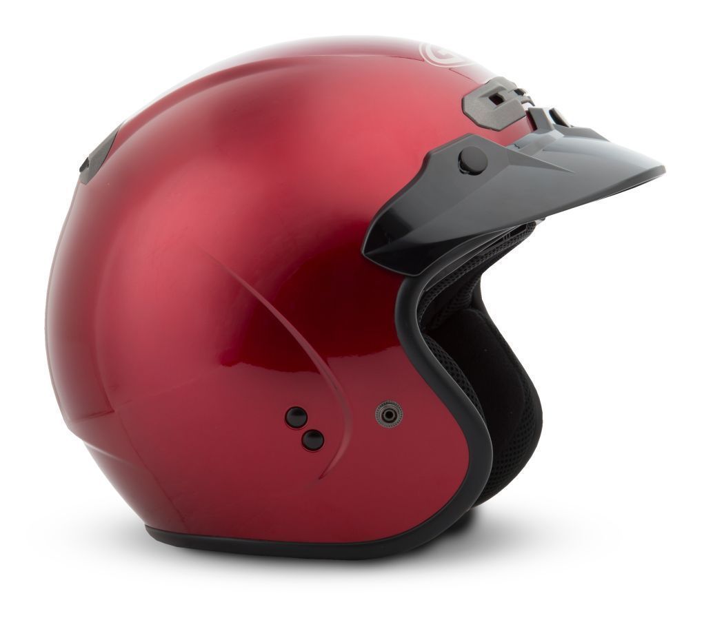 GMax GM32 Candy Red Open Face Helmet