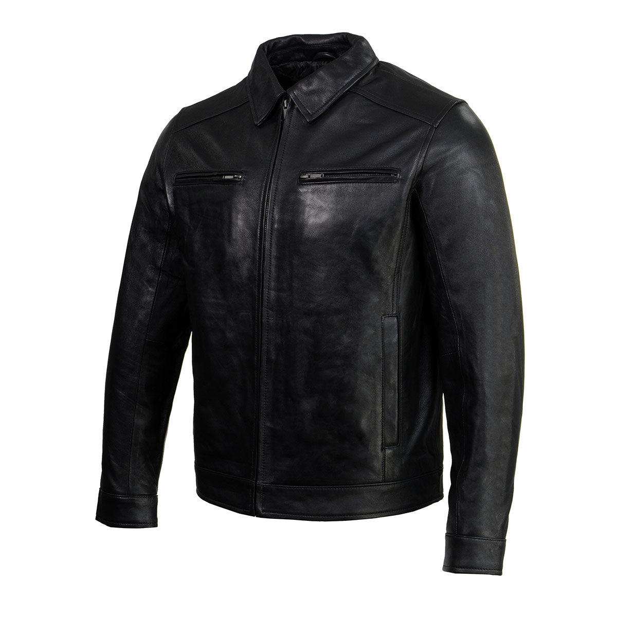 Boston harbor mens 2025 leather jacket