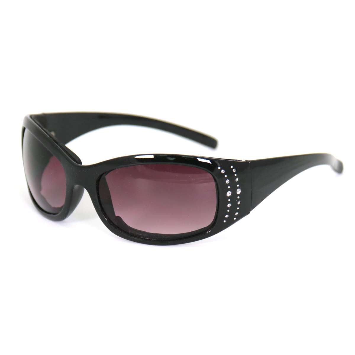 Hot Leathers Bling Sunglasses with Foam Padding and Smoke Lenses SGL2048