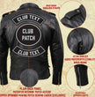 Milwaukee Leather SH1011 Black Classic Brando Motorcycle Jacket for Men Made of Cowhide Leather w/ Side Lacing