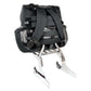 Milwaukee Leather SH602S Medium Black Textile Two Piece Studded Touring Sissy Bar Motorcycle Bag