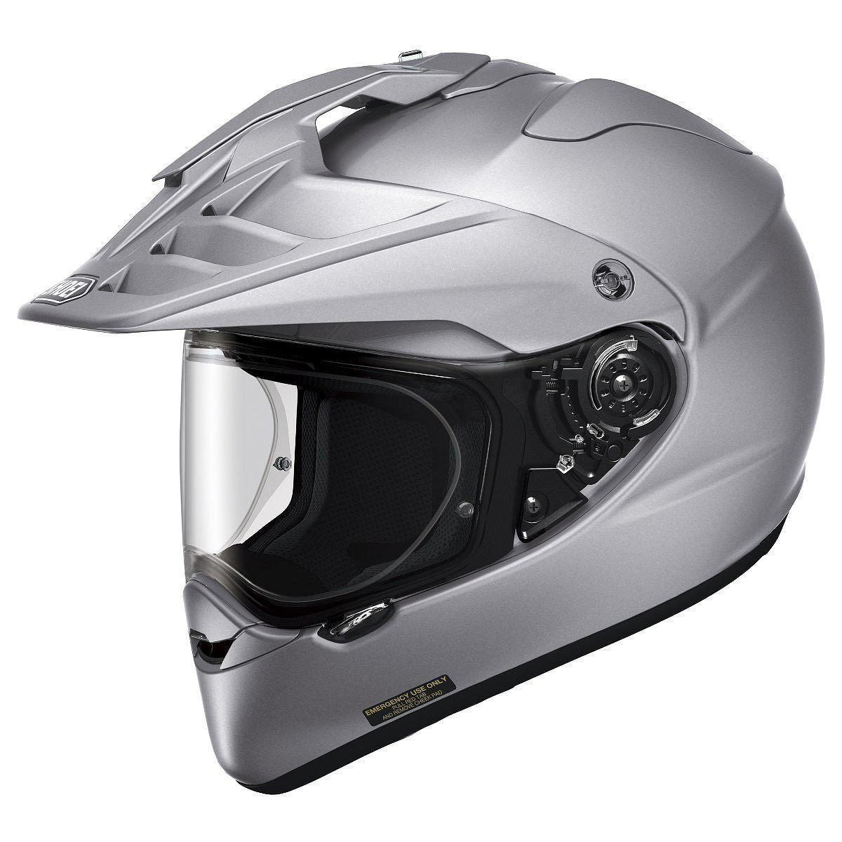 Shoei Hornet X2 Silver Dual Sport Helmet