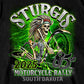 2025 Sturgis Motorcycle Rally Skeleton Chief Black Men's T-Shirt