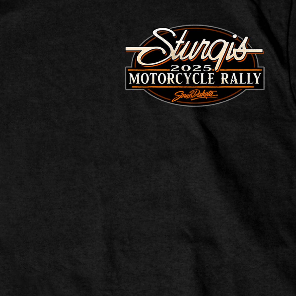 2025 Sturgis Motorcycle Rally Attractions Men's Black T-Shirt