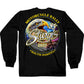 2025 Sturgis Motorcycle Rally Scenic Eagle Black Men's Long Sleeve Shirt