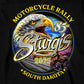 2025 Sturgis Motorcycle Rally Scenic Eagle Black Men's Long Sleeve Shirt