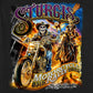 2025 Sturgis Men's Black Denim Motorcycle Rally #1 Ghost Rider Sleeveless Shirt