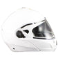 Hawk 'FX' ST11121 10WG White Modular Motorcycle Helmet