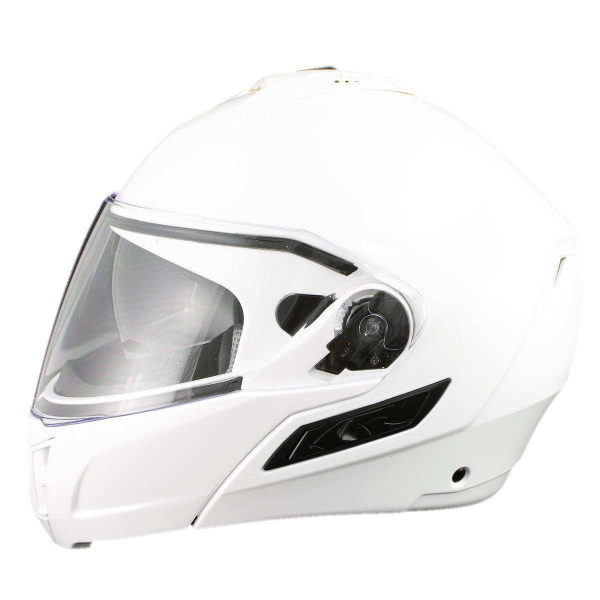 Hawk 'FX' ST11121 10WG White Modular Motorcycle Helmet