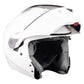 Hawk 'FX' ST11121 10WG White Modular Motorcycle Helmet