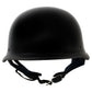 Outlaw T-75 'The Hanz' German Style Gloss Black Advanced Motorcycle Half Helmet