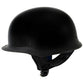 Outlaw T-75 'The Hanz' German Style Gloss Black Advanced Motorcycle Half Helmet