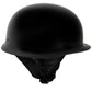 Outlaw T-75 'The Hanz' German Style Gloss Black Advanced Motorcycle Half Helmet