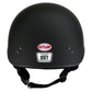 Outlaw T68 'The O.G.' Flat Black Motorcycle DOT Skull Cap Helmet