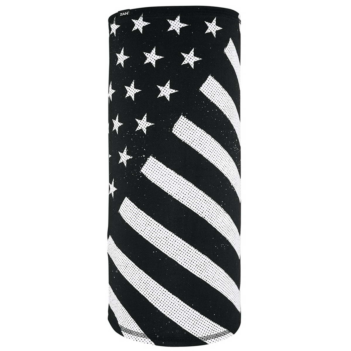 ZanHeadgear TL091 Motley Tube SportFlex Series Black and White Flag