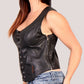 Hot Leathers VSL3003 Ladies Lace-Up Halter Top Leather Vest