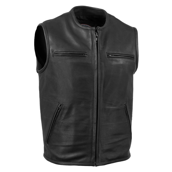 Men Leather Vests – LeatherUp USA