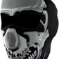 ZanHeadgear WNFM023 Neoprene Full Face Mask with Chrome Skull Design