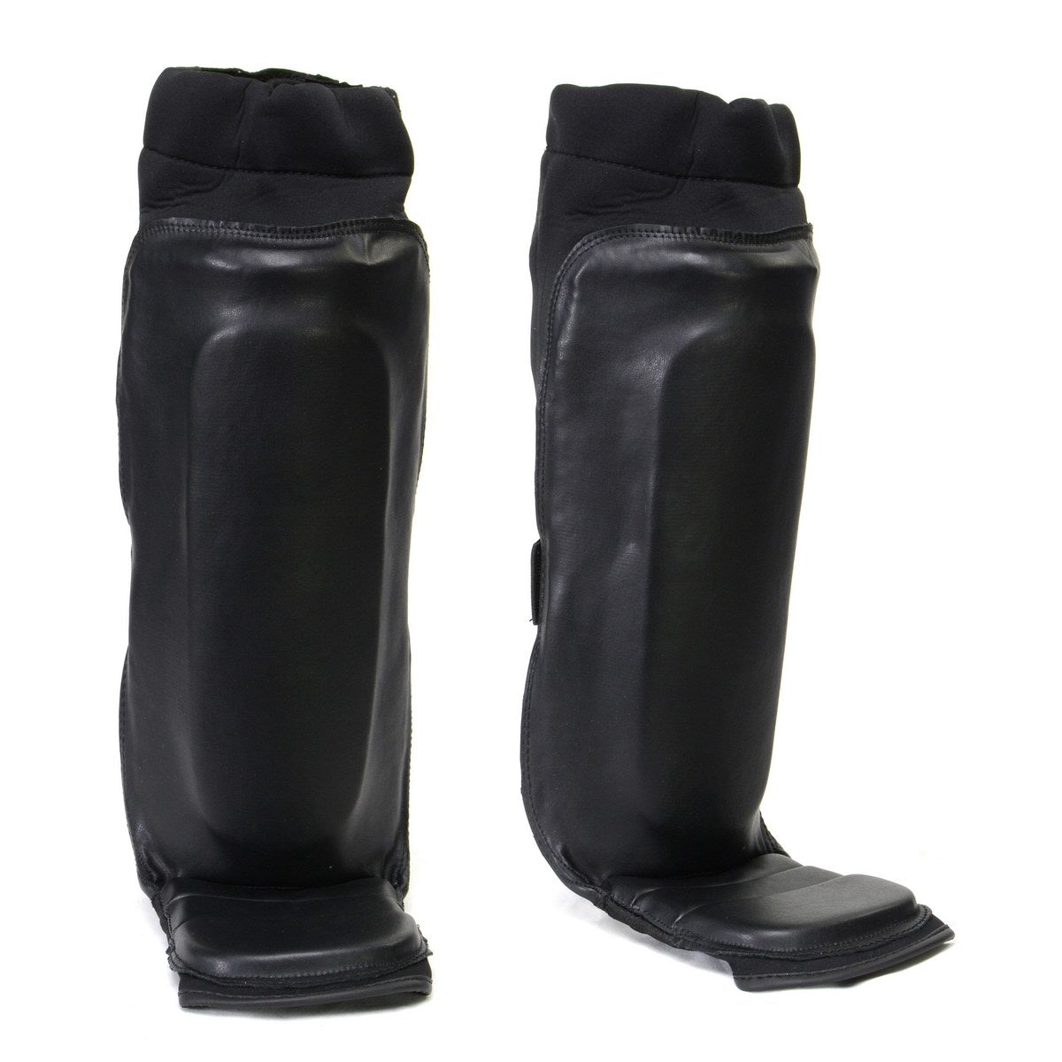 X-Fitness XF1000 Black Hybrid Kickboxing MMA Shin Guards