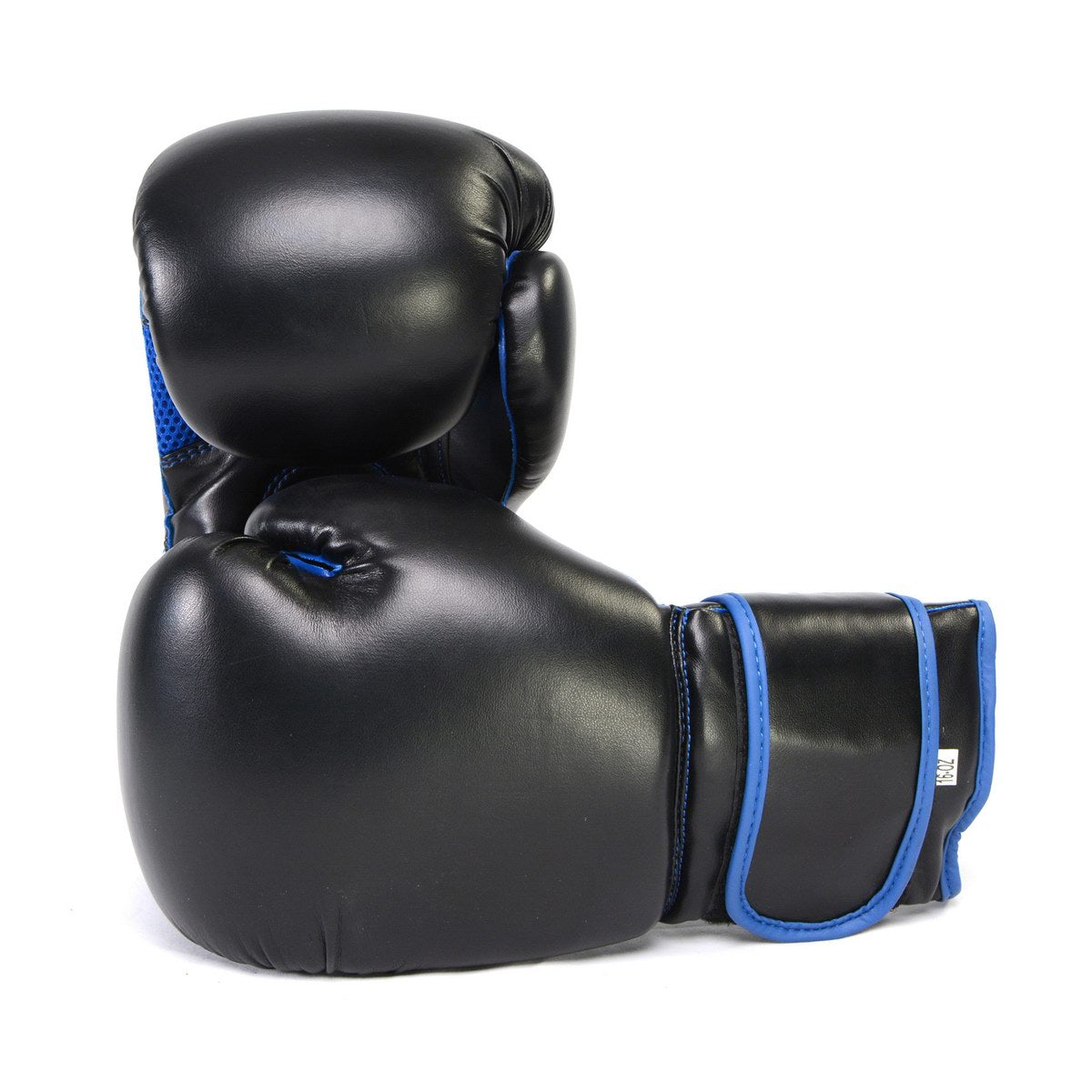 X-Fitness XF2000 Gel Boxing Kickboxing Punching Bag Gloves-BLK/BLUE