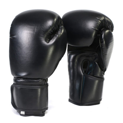 X-Fitness XF2000 Gel Boxing Kickboxing Punching Bag Gloves-BLACK