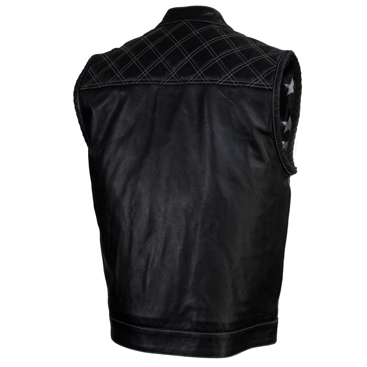 Xelement Leather Motorcycle deals Vest Sz XL