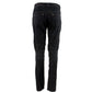 Ladies XS2823 Black Denim Motorcycle Pants with CE Approved Armor