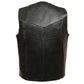 Event Leather XS5310 Men's Classic Snap Front Biker Leather Vest