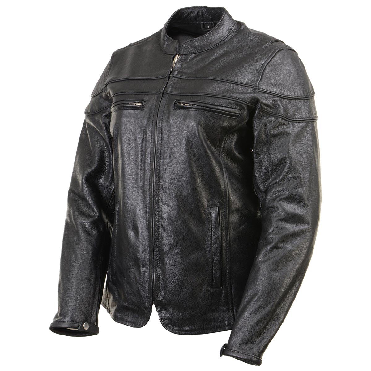 Xelement XS6332 Women's 'Road Queen' Black Premium Leather Motorcycle ...