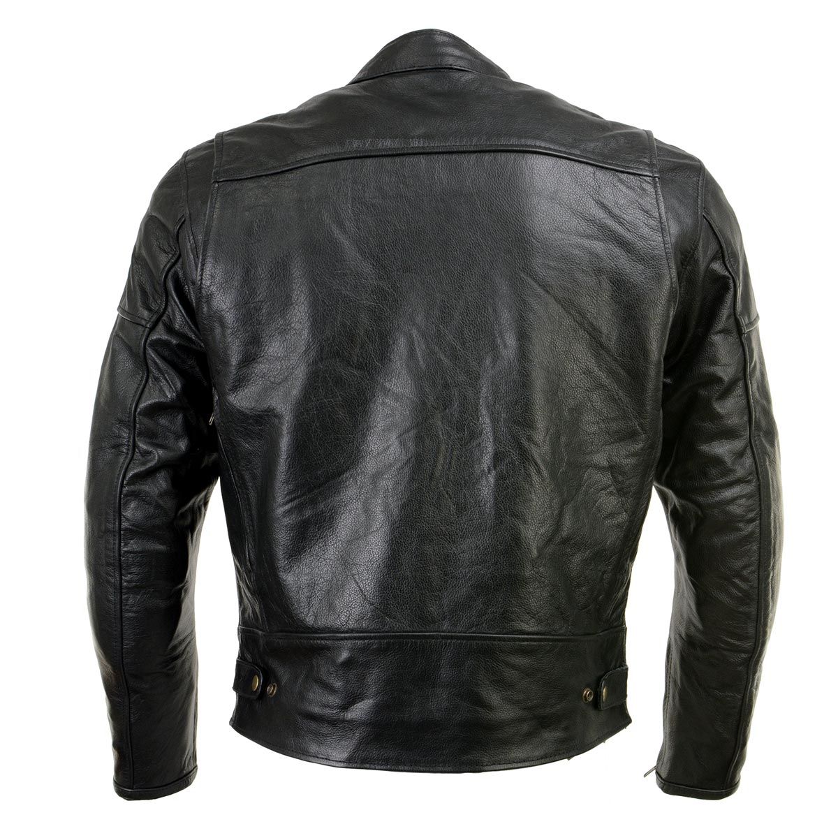 Xelement XSPR105 Men's 'The Racer' Black Leather Armored and Vented ...