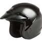 Gmax 72-5361 OF-2 Open-Face Helmet Black