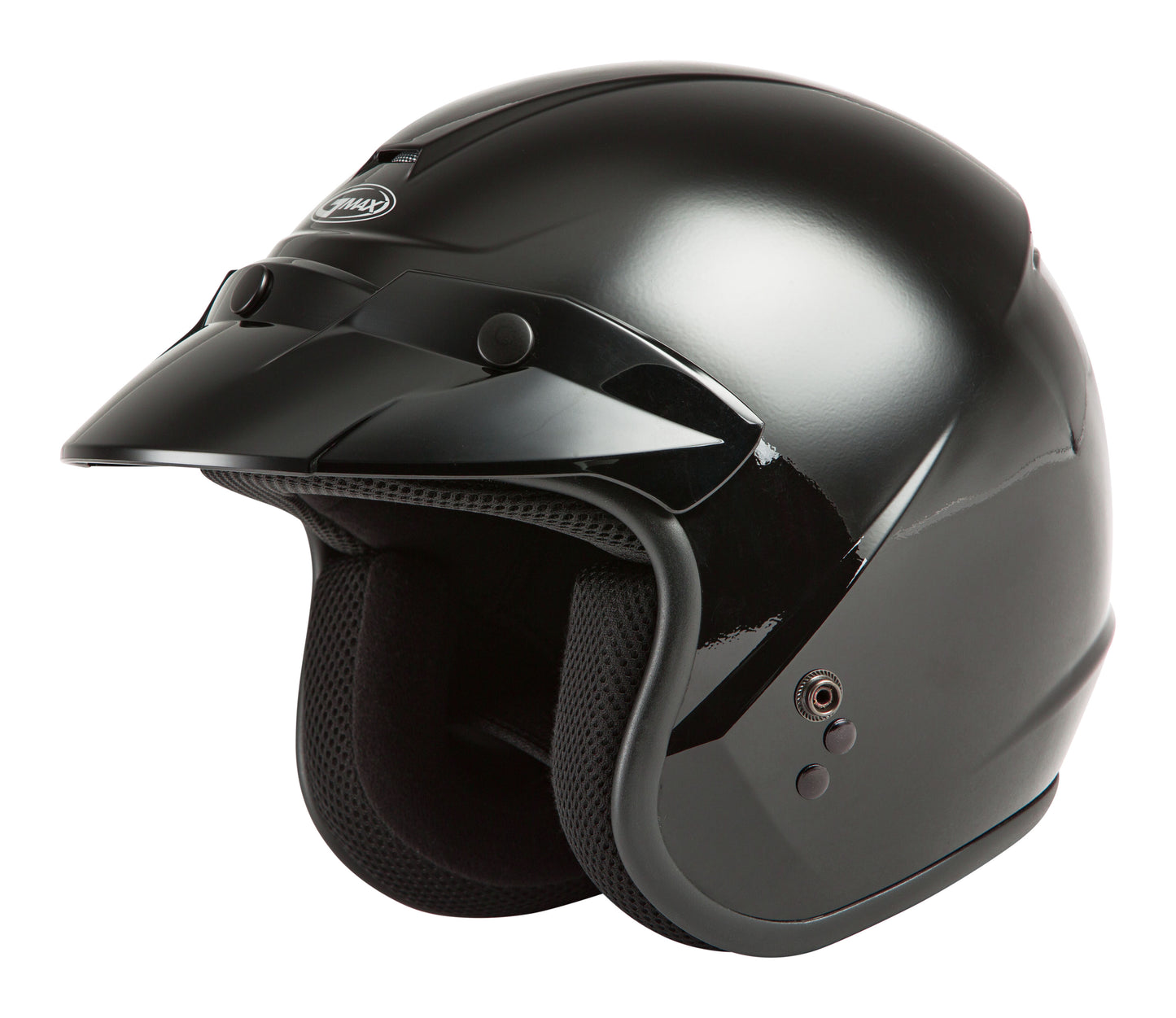Gmax 72-5361 OF-2 Open-Face Helmet Black