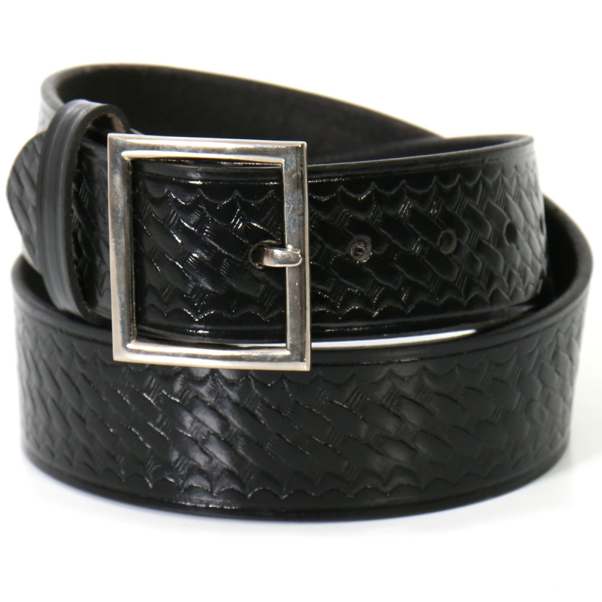 Hot Leathers BLE1017 Basket Weave Genuine Leather Garrison Belt with ...